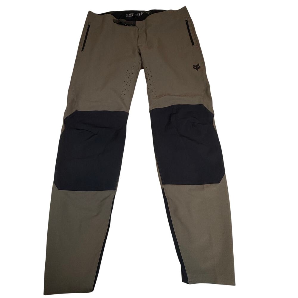 Fox Racing Defend MTB Pants Water Repellent Durable Stretch Black Tan Men Sz 38